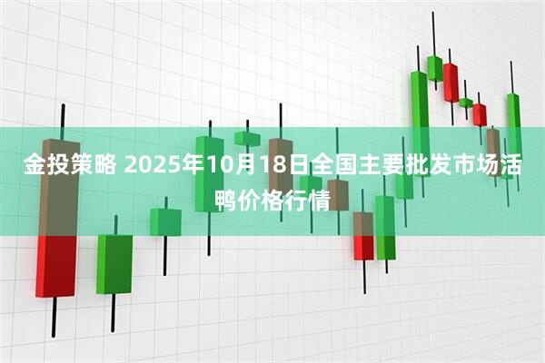 金投策略 2025年10月18日全国主要批发市场活鸭价格行情