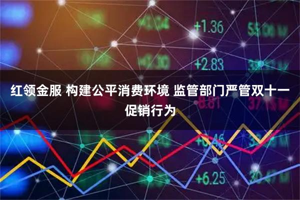 红领金服 构建公平消费环境 监管部门严管双十一促销行为